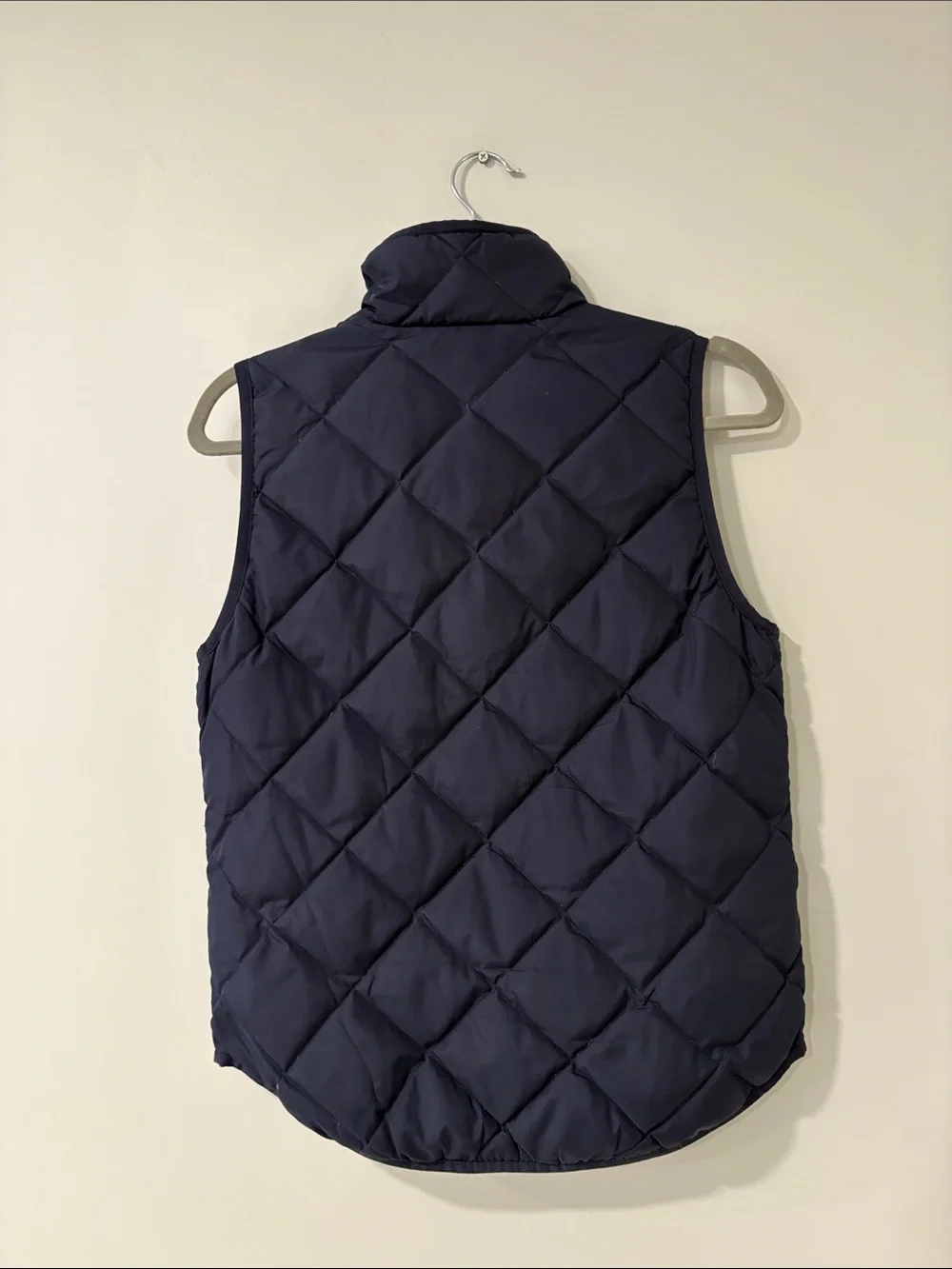 J. Crew Down Quilted Navy Puffer Vest